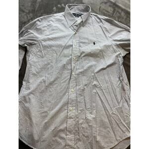 Polo Ralph Lauren Men's L/S Dress‎ Shirt Classic Fit Size Large check